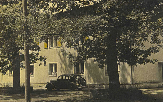 Budova lesní správy v roce 1941