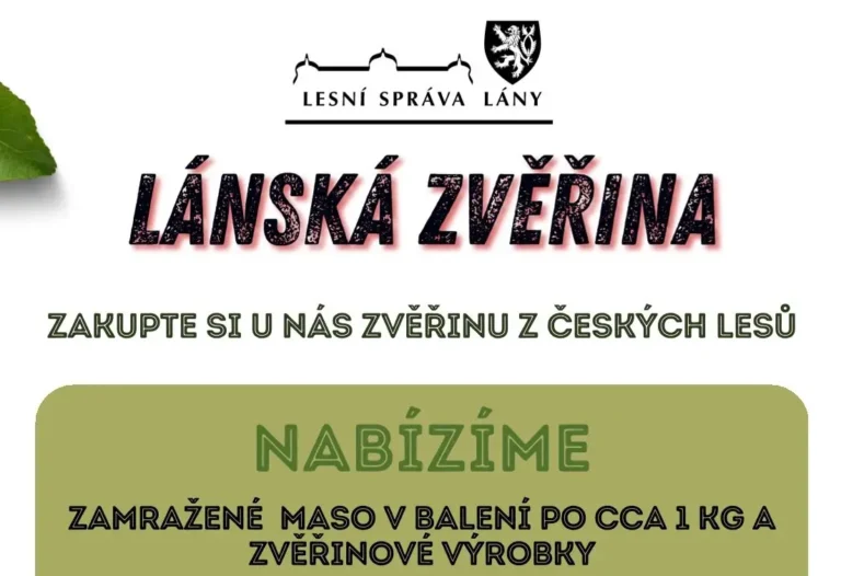 Prodej Lánské zvěřiny po balíčkách zahájen!